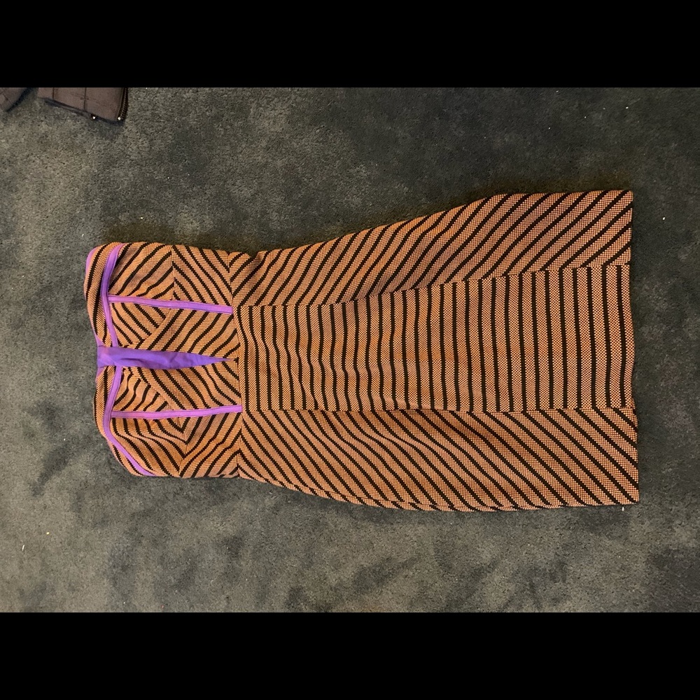 Strapless mini dress